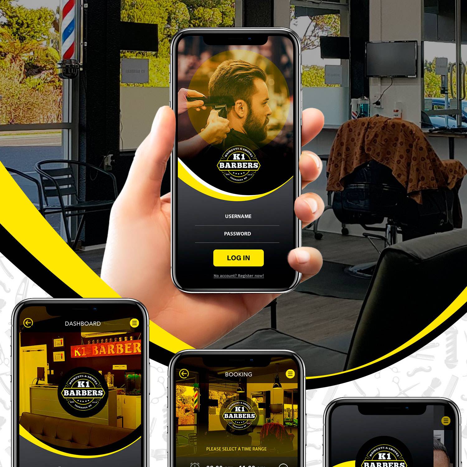 Kingsland Barbers — Booking App